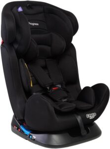 Cadeirinha Cosco Kids, Progress, 0 a 36kg, Preto