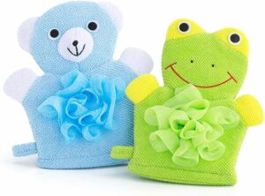 Kit 2 Luvas de Banho Infantil